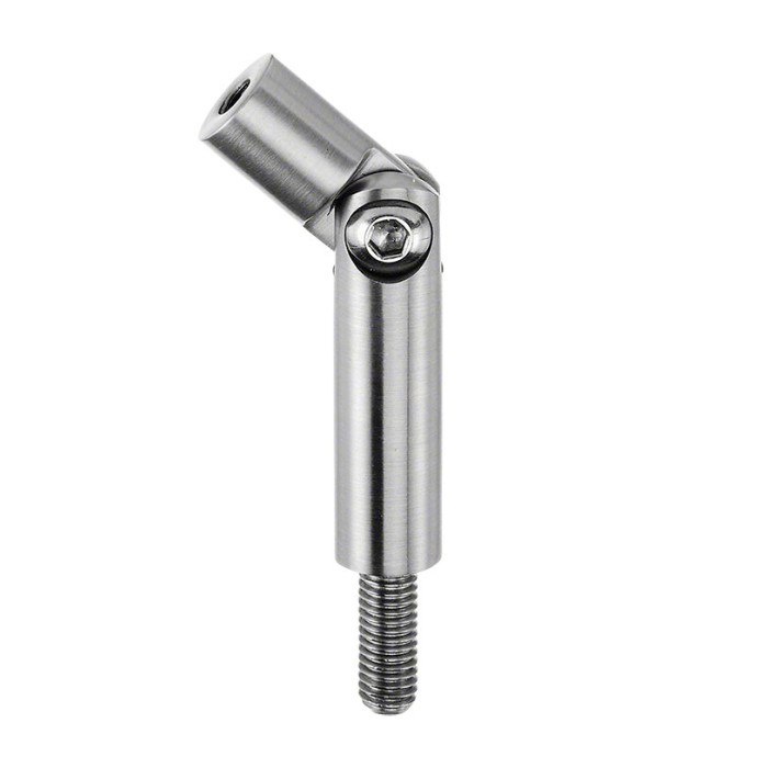 Geländerhalter variabel 14 mm Edelstahl matt poliert Modell 0812 main product photo