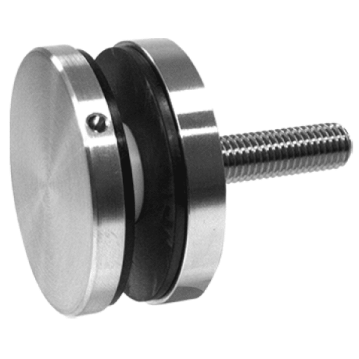 Glasadapter vlak met afstandsschijf Ø 52 mm RVS-304 mat geslepen Edelstahl-304 main product photo