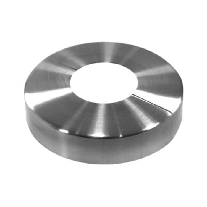 Deckel (teilbar) Ø 105 x 22 mm Loch Ø 42,4 mm Edelstahl matt poliert main product photo