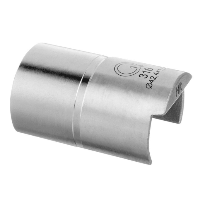 Rohrverbinder für Rohr 42,4 x 1,5 mm fest Edelstahl blank Modell 5793 main product photo