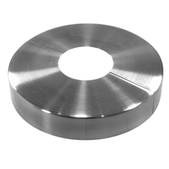 Deckel (teilbar) Ø 125 x 22 mm Loch Ø 42,4 mm Edelstahl matt poliert main product photo
