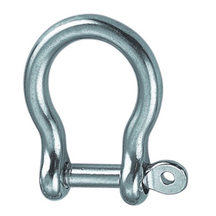 Rundschäkel geschweift mit unverl. Bolzen 8 mm Edelstahl-316 (A4) main product photo