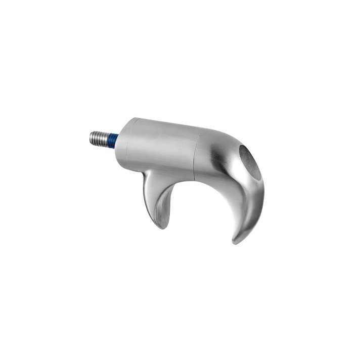 Halterung für Glasrahmenrohr 30 mm, 42,4 mm, Modell 0860, Edelstahl main product photo