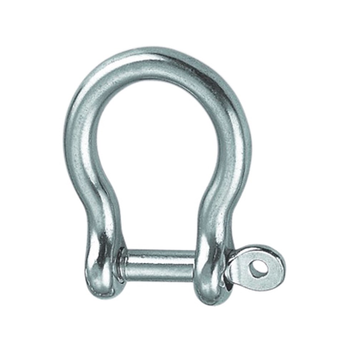 Rundschäkel geschweift mit unverl. Bolzen 4 mm Edelstahl-316 (A4) main product photo