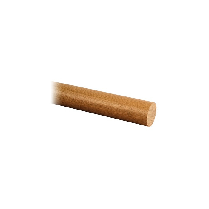 Holzhandlauf 42 mm, Länge 2500 mm, Modell 8925, Eiche (lackiert) main product photo