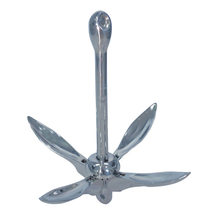 Klappdraggen hochglanzpoliert 1,5kg Edelstahl-316 (A4) main product photo