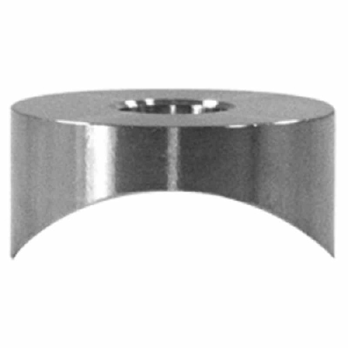 Buisadapter voor buis Ø 60,3 mm gat Ø 10,5 mm RVS-304 mat geslepen Edelstahl-304 main product photo