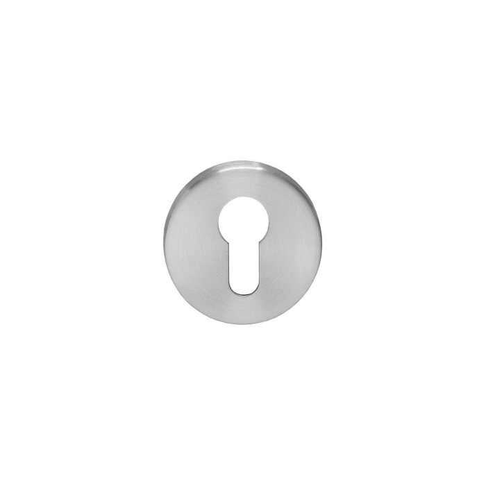 Intersteel Rosettenprofil Zylinderloch rund Edelstahl gebürstet main product photo