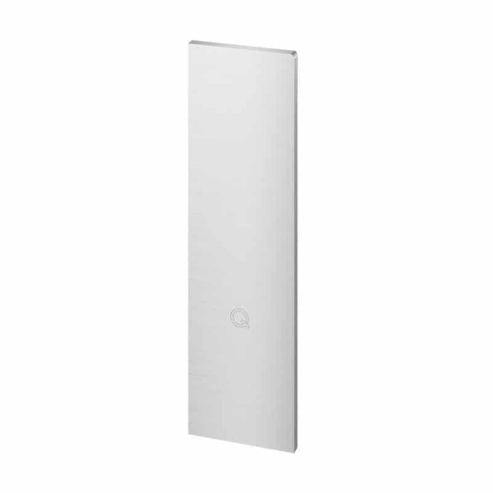 Endkappe Easy Glass Pro links 222 x 63 mm Modell 8133 Aluminium (eloxiert) main product photo