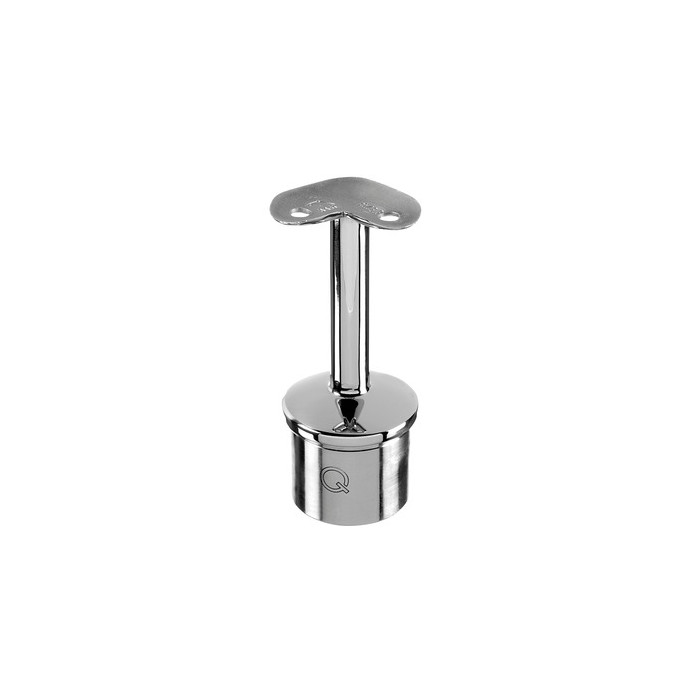 Handlaufhalter, 90°, Rohr 48,3 x 2,6 mm, Modell 0711, Edelstahl, glänzend main product photo
