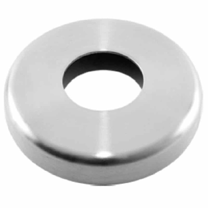 Abdeckrosette Ø 85 x 16 mm Loch Ø 33,7 mm Edelstahl matt poliert main product photo