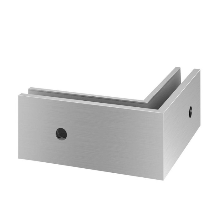 Eckmontage Easy Glass Pro Seitenmontage Außenecke Modell 8131 Aluminium (eloxiert) main product photo