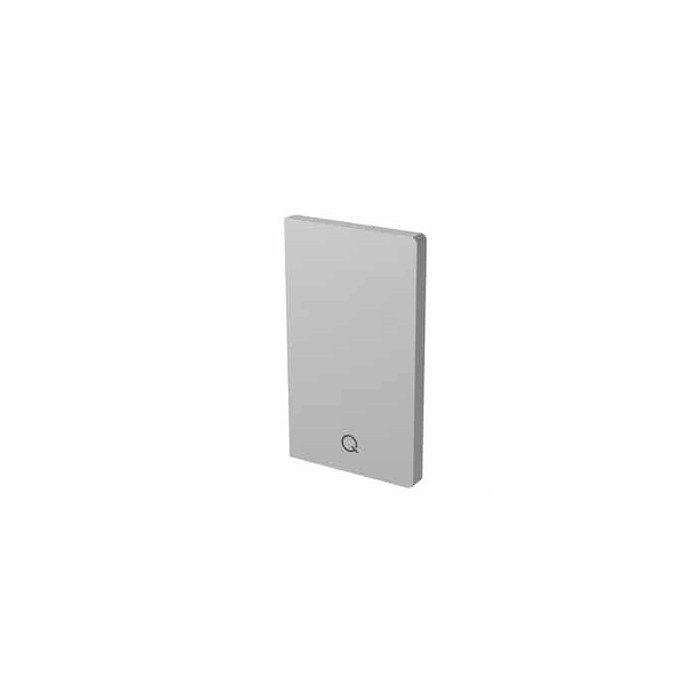 Endkappe Easy Glass Up Seitenrahmen Modell 6622 Aluminium eloxiert links main product photo