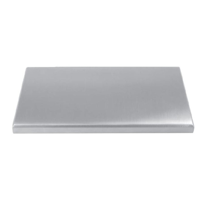 Verankerungsplatte 140 x 80 x 8 mm Edelstahl matt geschliffen main product photo
