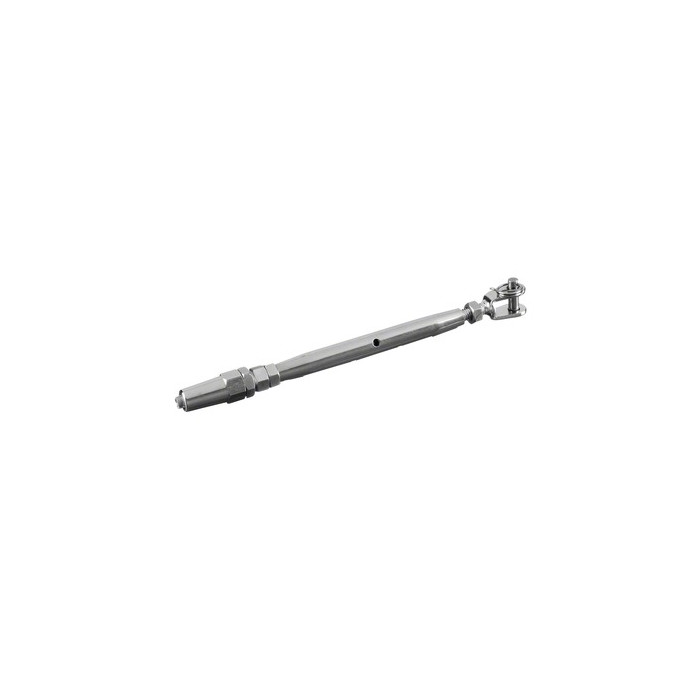 Spannschloss mit Gabelkopf für Seilsystem 6,0 mm, Modell 7250, Edelstahl main product photo