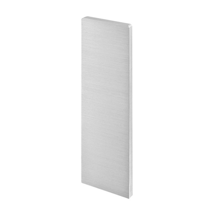 Endkappe Easy Glass Slim Treppenaufgang links 198 x 49 mm Modell 8033 Aluminium (eloxiert) main product photo