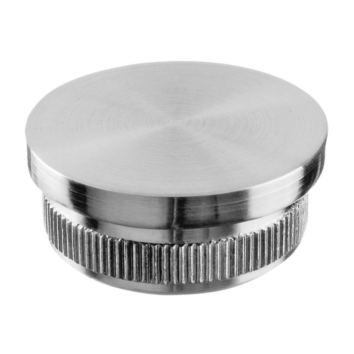 Endkappe flach, Rohr 42,4 x 2,6 mm, Modell 5732, Edelstahl main product photo