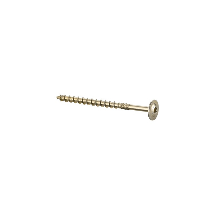 Spanplattenschraube mit Scheibenkopf, 10 x 120 mm, m.s. verzinkt, QS-258 main product photo
