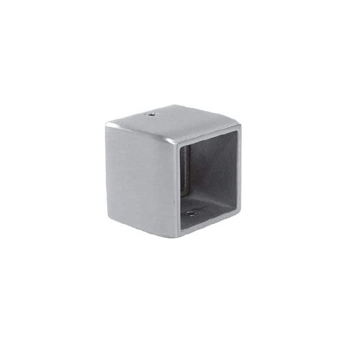 Wandflansch für Rohr 40 x 40 mm fest Edelstahl matt geschliffen main product photo