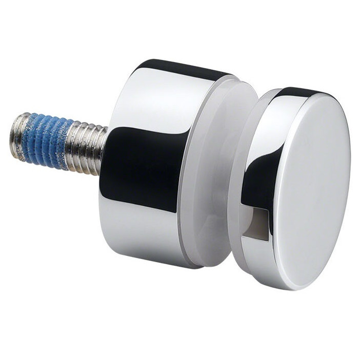 Glasadapter 30 mm flach Länge 15 mm Edelstahl glänzend poliert Modell 0746 main product photo