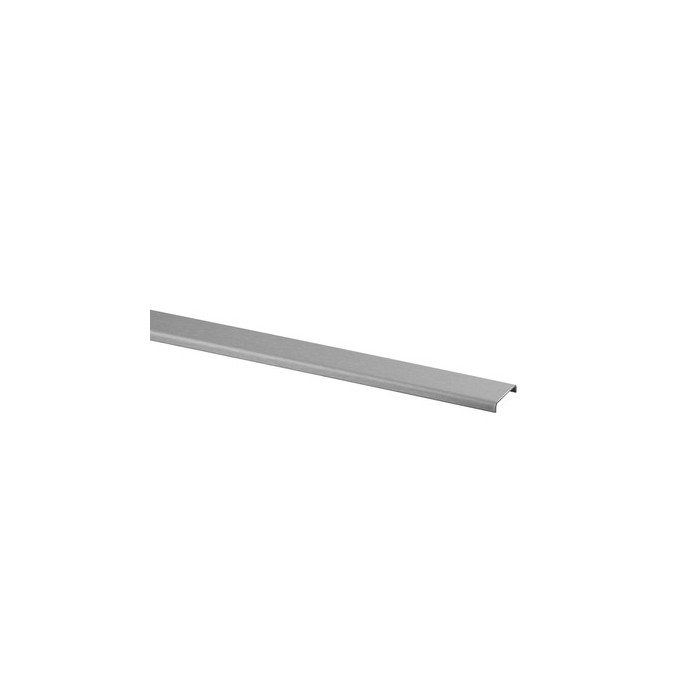 Glaskantenschutz für Glasstärke 16,76 - 17,52 mm Aluminium (roh) main product photo