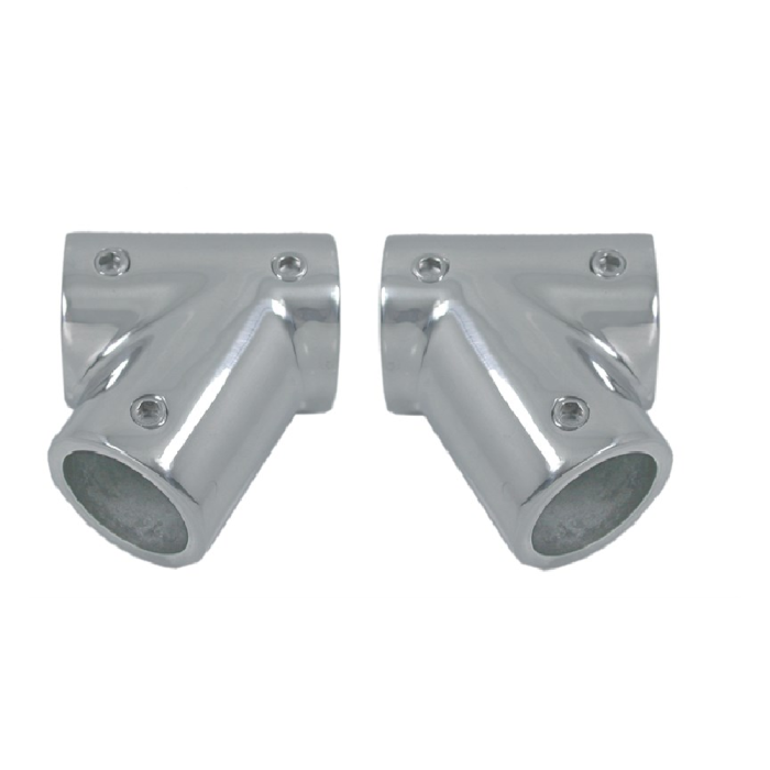 T-Stück 60° für Rohr 25 mm Rechts Edelstahl-316 (A4) main product photo