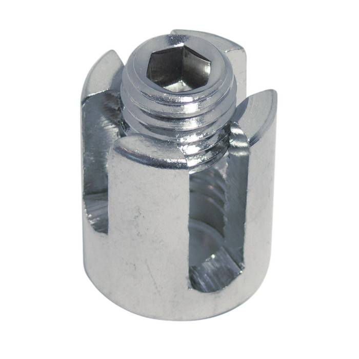 Kreuzklemme mit Sackgewinde 5 mm Edelstahl-316 (A4) main product photo