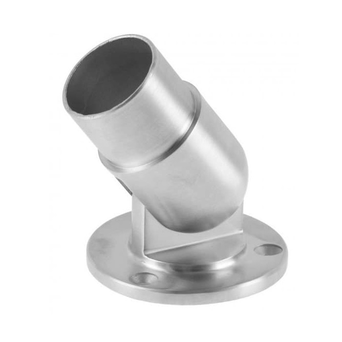 Wandflansch für Rohr 48,3 mm verstellbar Edelstahl matt geschliffen Modell 0506 main product photo