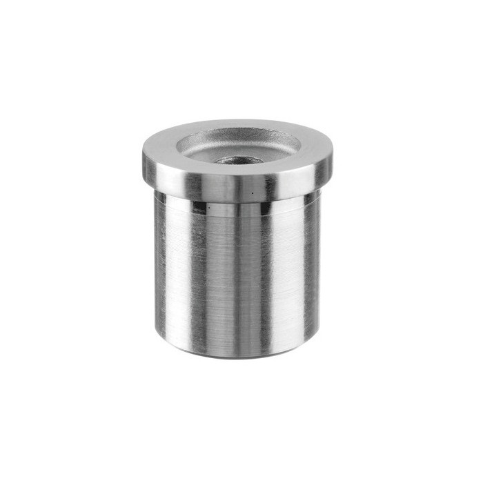 Rohradapter für Flachträger für Rohr 42,4 x 2,0 mm fest Edelstahl matt geschliffen Modell 0725 main product photo