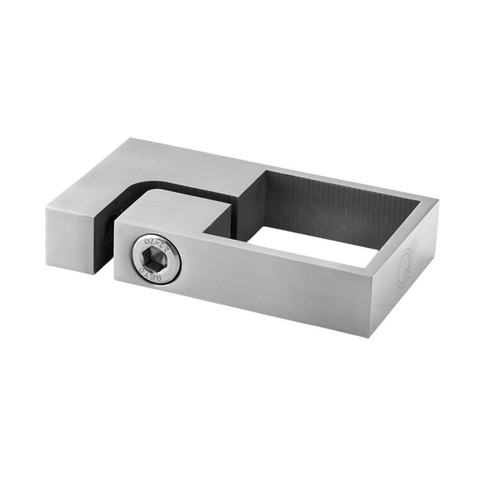 Rohrschelle Rohr 40 x 40 mm Edelstahl matt geschliffen Modell 4507 main product photo