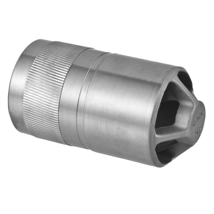 Rohrverbinder für Rohr 48,3 x 2,6 mm fest Edelstahl matt geschliffen Modell 5792 main product photo