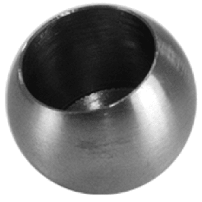 Dekokugel massiv Ø 20 mm Loch Ø 14,2 mm Edelstahl matt geschliffen main product photo