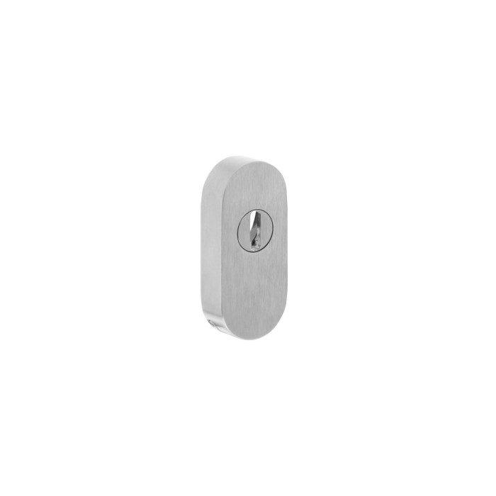 Intersteel Sicherheitsbeschlag mit Zylinderschutz für Profiltüren Edelstahl gebürstet main product photo