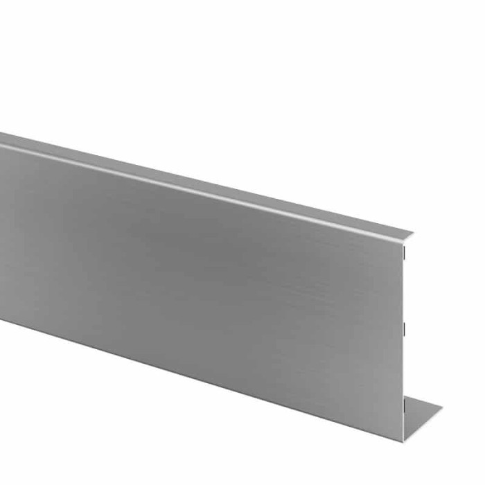 Abdeckprofil Easy Glass Pro Inverse, seitliche Montage, Länge 5000 mm, Modell 8155, Aluminium (eloxiert) main product photo