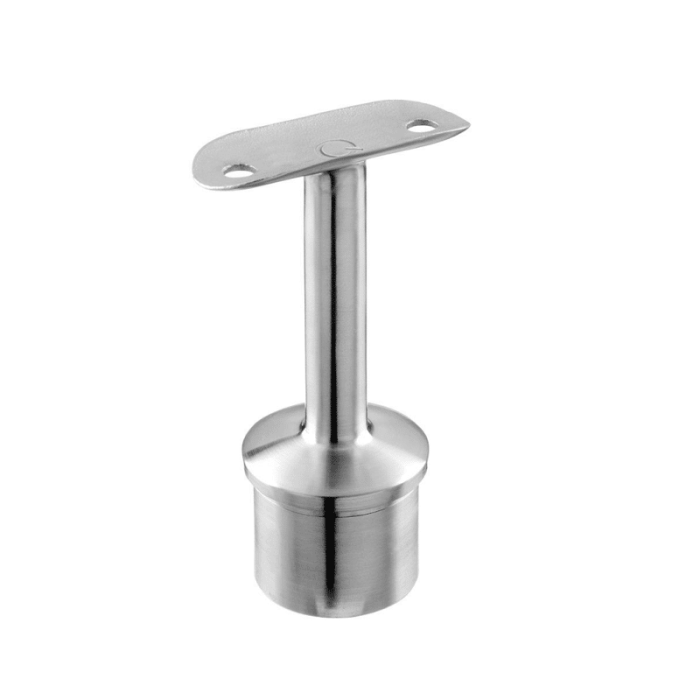 Geländerstütze 42,4 x 2,6 mm Trägerrohr 42,4 mm Edelstahl matt geschliffen Modell 0712 main product photo