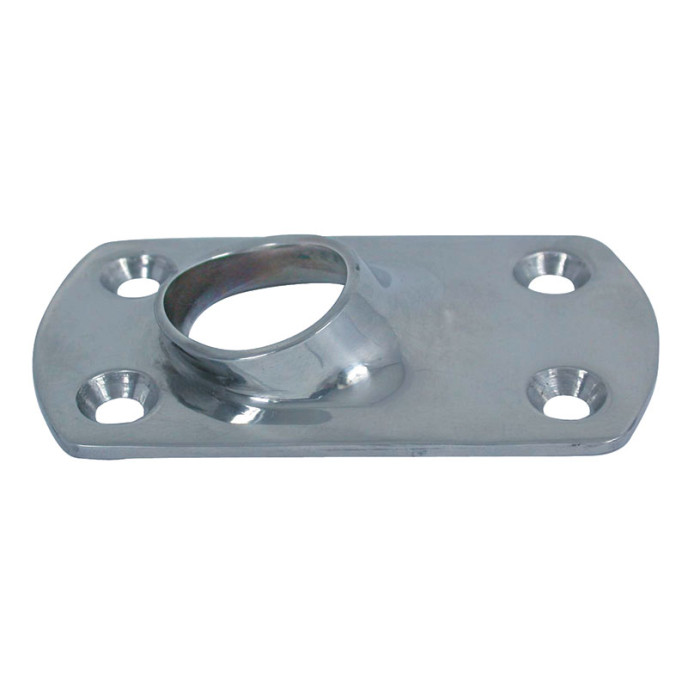 Relinganschweißfuß 60° 80 x 45 mm für Rohr 25 mm Edelstahl-316 (A4) main product photo