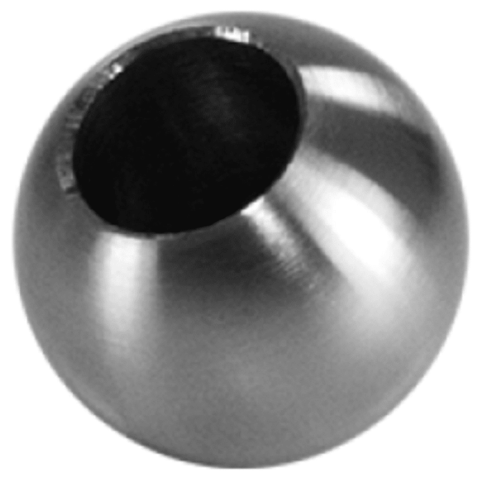 Dekokugel massiv Ø 20 mm Loch Ø 10,2 mm Edelstahl matt geschliffen main product photo