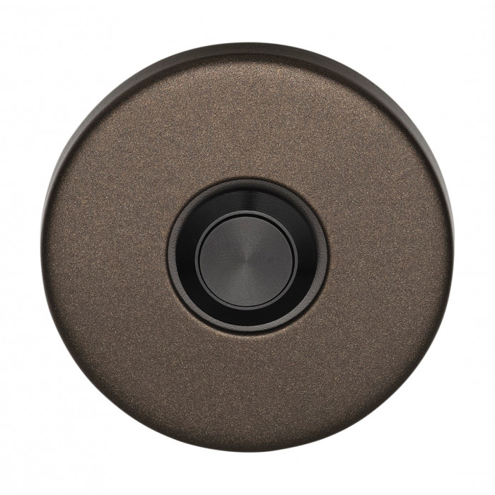 Beldrukker BASICS LB50 brons met RVS drukkertje main product photo