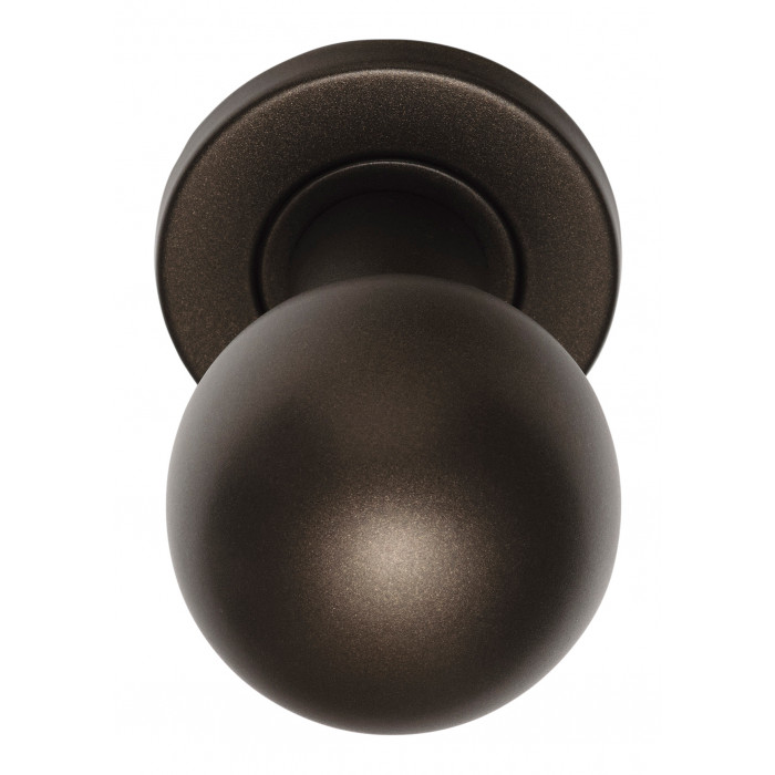 Voordeurknop BASICS LB501V voordeurknop vast op rozet brons main product photo