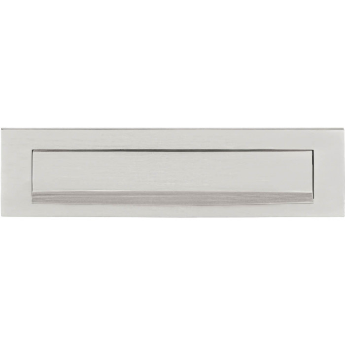 Buitenbriefplaat BASICS LB535 massief mat RVS main product photo