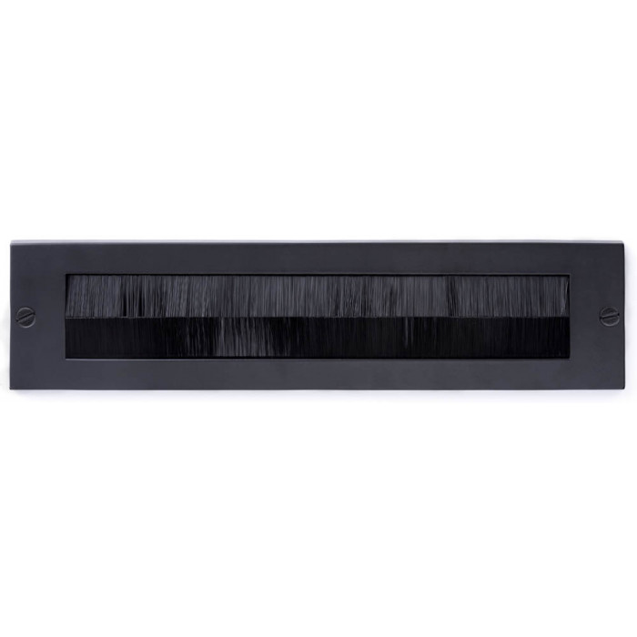 Tochtborstel BASICS LB535BI massief mat zwart RVS-304 main product photo