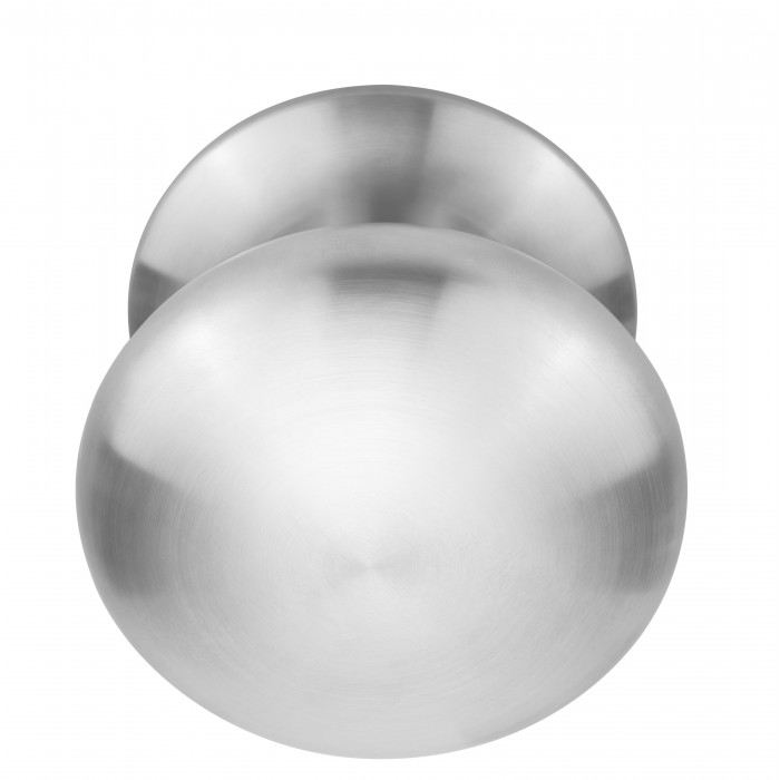 Voordeurknop BASICS LB65V voordeurknop vast op rozet mat RVS main product photo