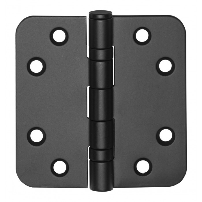 Kogelscharnier BASICS LBSA8989 afgerond mat zwart RVS-304 main product photo