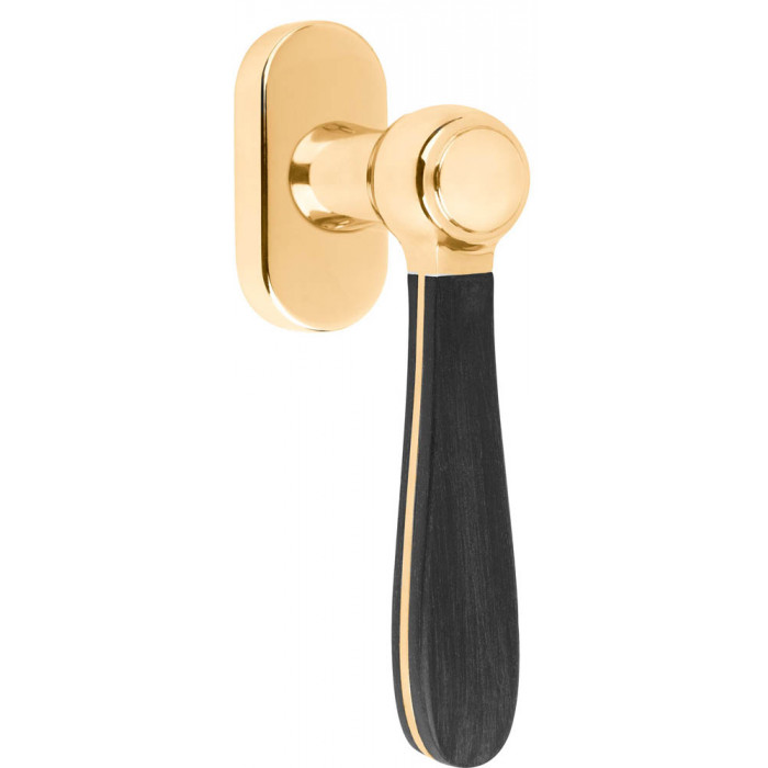 Draaikiepgarnituur Lazaro Rosa-Violan BOSCO LZ100-DK-O niet afsluitbaar messing ongelakt/mat zwart main product photo