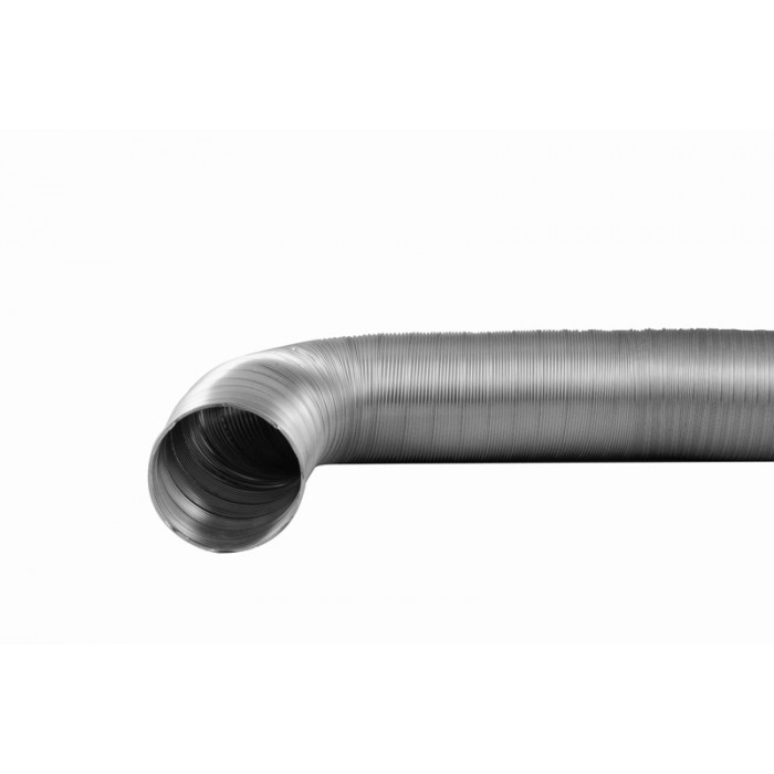 Semidec afvoerslang Ø90 mm 1,5 m aluminium main product photo
