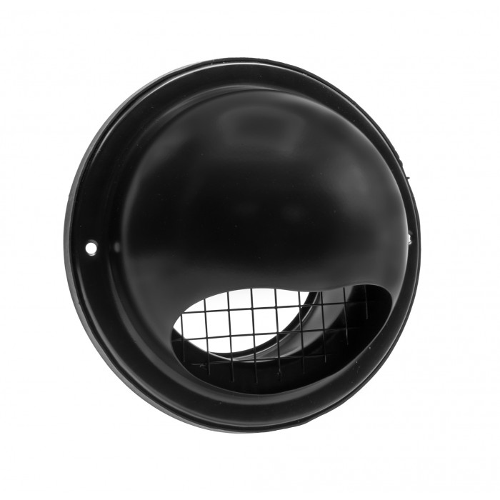 Bolrooster grofmazig gaas Ø150 mm zwart RVS-304 main product photo