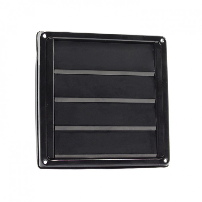Lamellenrooster 4 lamellen Ø125 mm zwart RVS-304 main product photo