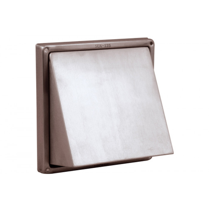 Gevelkap met terugslagklep Ø125 mm RVS-304 main product photo