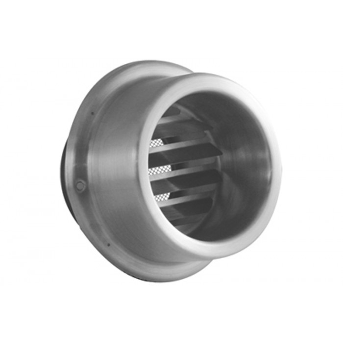 Buitenrooster kraagmodel Ø100 mm RVS-304 main product photo