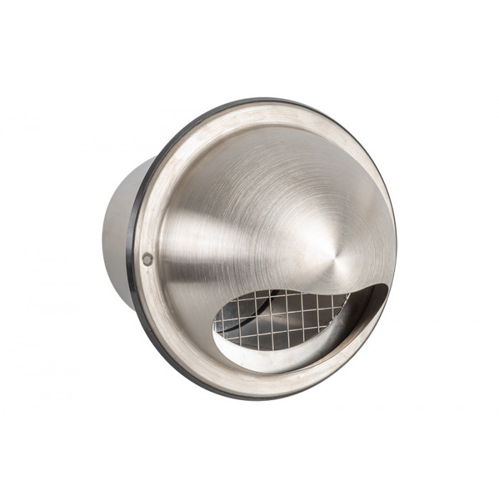 Bolrooster met terugslagklep en grofmazig gaas Ø150 mm RVS-304 main product photo